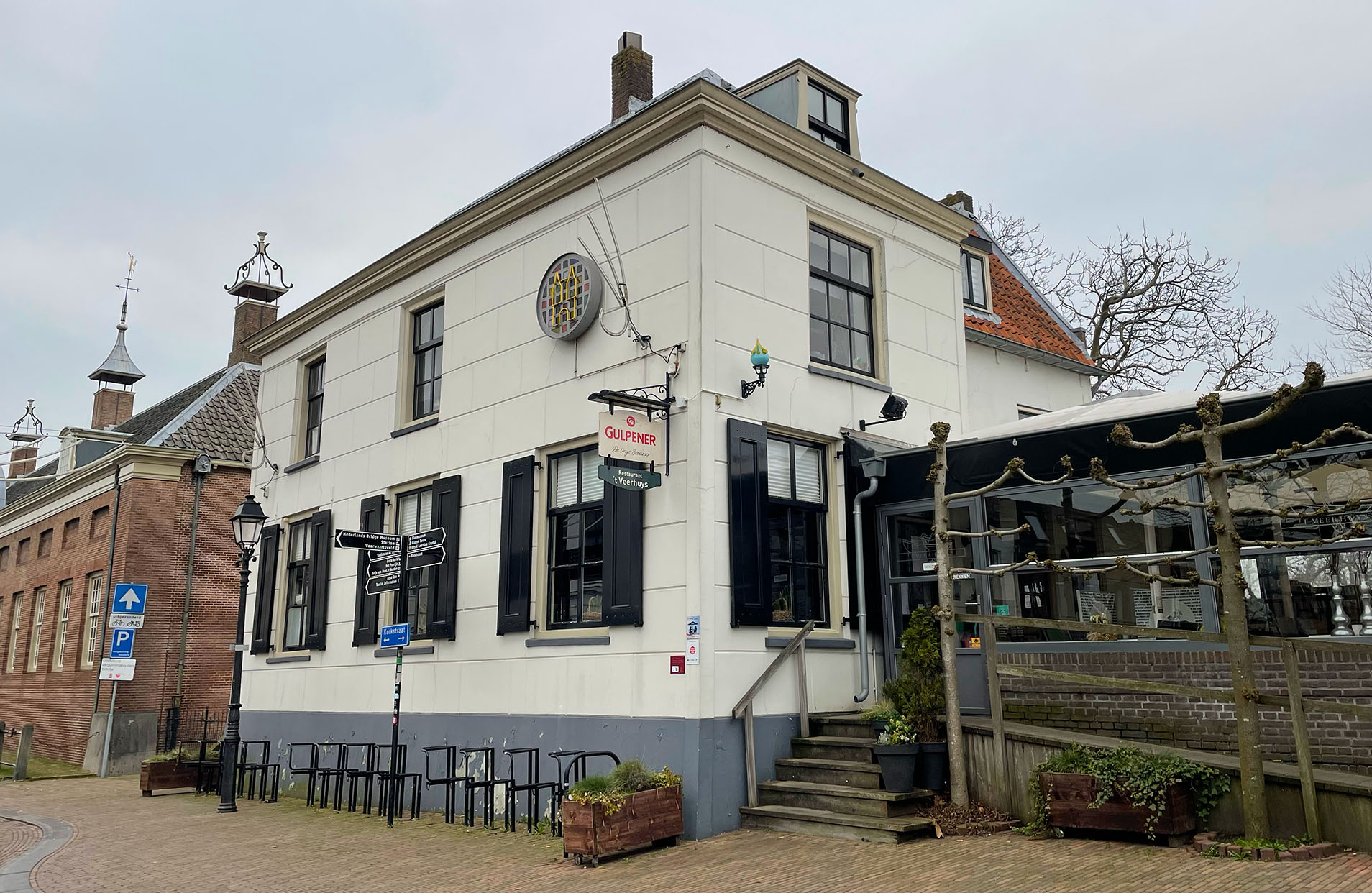 Zijaanzicht 't Veerhuys Leerdam